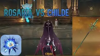 Lvl90 C2 Rosaria vs Childe Solo | Genshin Impact