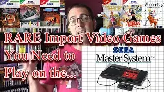 Rare Sega Master System Import Video Games You Need to Play NOW!