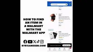 How to find an item in a Walmart with the Walmart app