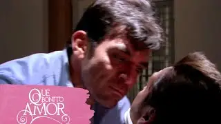Jorge Alfredo enfrenta a Giuliano | Qué bonito amor | C-138 | tlnovelas