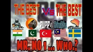 Mortal(india) VS Predator(pakistan) Vs Biu Biu(malaysia) Vs Ruppo(turkey) Vs Levinho(swedan) ||