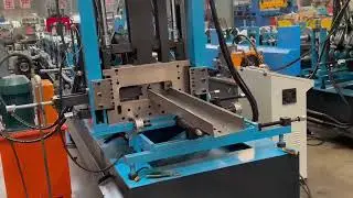 Building Material Making Machinery Parts Galvanized Steel Punching C Z Purlin Roll Forming Machine