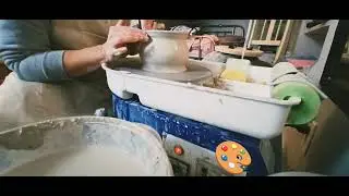 Part 1. Throwing my first lidded jar. 