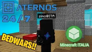 Come CREARE un SERVER BEDWARS 24/7 con ATERNOS e Metterlo su MINECRAFT ITALIA - MINECRAFT ITA