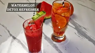 Watermelon Refresher Detox Water [Hydration Water] - Fruit infused water (Watermelon Slush)