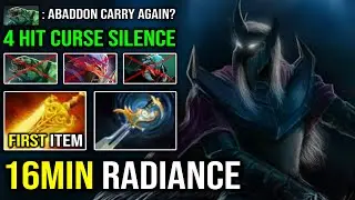 How to Play Abaddon Carry 16Min Radiance Imba 4 Hit Curse Silence with Echo Sabre Deleted ALL DotA 2