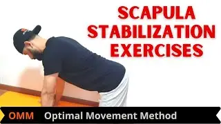 Scapula stabilization exercises | Scapula strength | Rhomboids | Trapezius | Serratus anterior