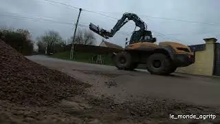 Montage et utilisation balai actisweep sur une mecalac