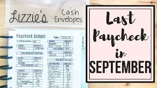 DAVE RAMSEY INSPIRED BUDGET| Last Pay in September | Naturally Lizzie