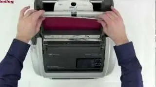 See GBC's ProClick P3000 In Action Binding A Notebook.