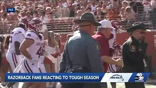 Arkansas football fans talk about current season, future hopes