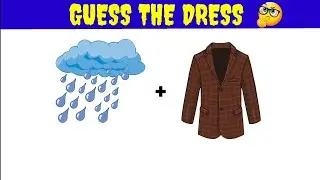 🧣 Can you Guess The DRESS By Emoji Quiz Challenge!! guess the emoji/Dress quiz.🤔🙄😃