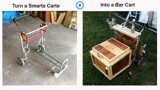 #003 &ndash; How to convert an airport luggage Smarte Carte into a Bar Cart &ndash; That Andersen Guy