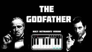 The Godfather Theme | Multi Instruments Version | Piano Tutorial | Mobile Piano | Walk Band | 