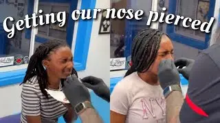 Getting Our Nose Pierced!!! **at 14 and 15yrs old 😱|| Roconzion sisters