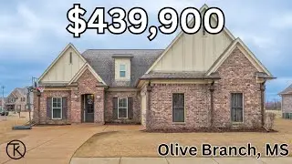 Tour this $439,900 Nearly NEW HOME in Olive Branch, MS - # 1 Lewisburg Schools