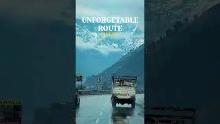 Unforgettable Route Manali ❤️ #manali #manalireels #himachal #manaliupdate #manaliroadupdate #shorts