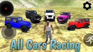 Five Thar face to face cars Racing enjoy full drive😈😈😈