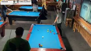 VeeMan vs Chris Aldrich 9 ball and 10 ball