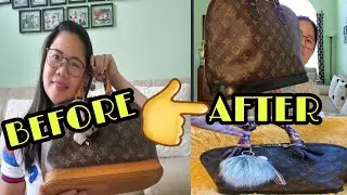 LV RESTORATION | DYEING MY LV ALMA | HOW TO DYE A VACHETA LEATHER | MY HILL