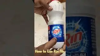 How to Use Rin Ala to Remove White Stains