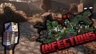 ОБЗОР МОДА НА МАЙНКРАФТ Infectious - Zombie Apocalypse