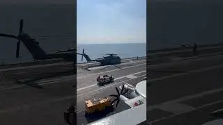 Flight operations. #navy #flynavy #aviation #deploymentlife #aircraftcarrier #helicopter #flightdeck