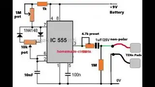 Make this TENS Stimulation Circuit, for Dry Mouth or Xerostomia Relief