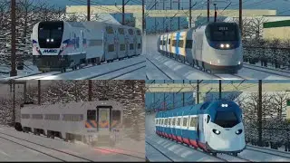 Railfanning in Penn Line on Seabrook (Part 2) Roblox