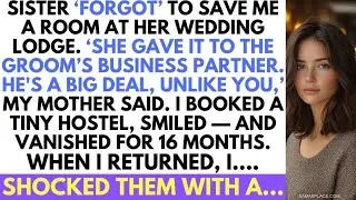 My Sister Didn’t Save Me A Room At Her Wedding, and My Mom Defender Her Decision  So I Disappeare