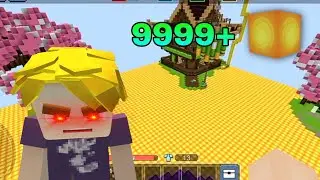 We filled the entire map with wool skin (Blockman Go)
