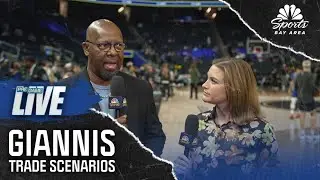 Monte Poole discusses Warriors' possible Giannis Antetokounmpo trade scenarios | NBC Sports Bay Area