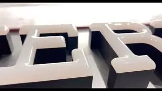 Acrylic Illuminated Letters Mounted on Back Panel &ndash; Custom LED Signage for Indoor & Outdoor Display