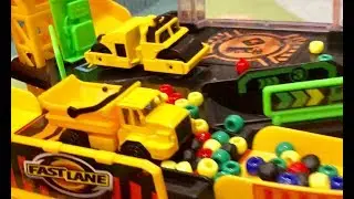 Toy Trucks for Kids 🚧 Construction Trucks 🚜 FASTLANE Construction Playset 🏗 Dump Truck & Excavator