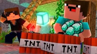Minecraft TNT Troll Gone WRONG!