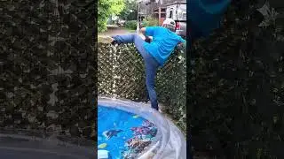 Karen Neighbor LOSES IT Over a Fence 😳 | Crazy Neighbor Freakout  #ytshorts #karen #karenmeltdown