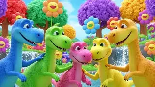 Colorful Dinosaurs Rhyme for Kids | Dinosaur Song, Colors Song for Kids, Popular Nursery Rhymes 🦖