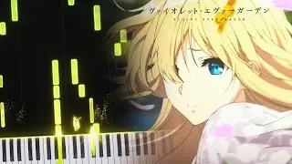 Sincerely - TRUE (Violet Evergarden Op), Piano Arrangement