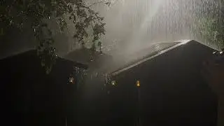 Rain on Roof for Sleeping 🌧️  Insomnia Relief & Calm Night Ambience