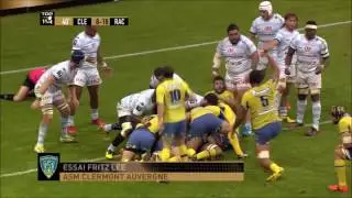 Les essais en Top 14 de l'ASM 2015-2016