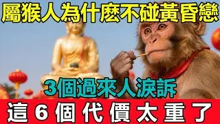 花甲屬猴人為什麽不碰黃昏戀？3個過來人淚訴：這6個代價太重了。#佛约#生肖#财运 #佛學 #佛陀 #佛法 #佛教 #修行#生肖运势#属相运势#monkey #情感
