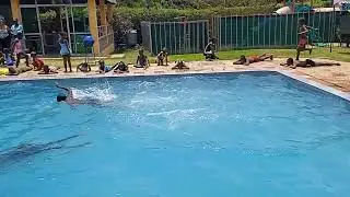 Application of the crouch surface dive with the learners