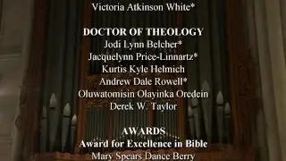 2017 Duke Divinity School Baccalaureate Service