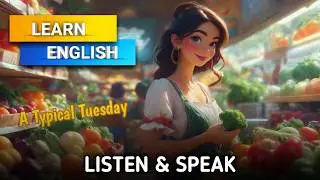 A Typical Tuesday | Improve Your English | English Listening Skills - Speaking Skills
