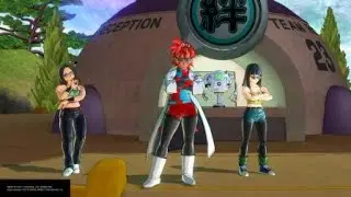 Ryuko, Tatsuki,and JabYT chilling in Xenoverse