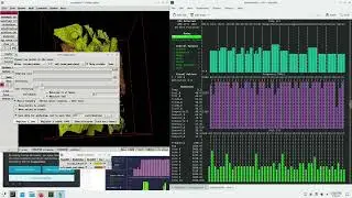 Using CGAL in Scanalyze ICP on a 24Core EPYC Processor.