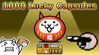 The Battle Cats | 1000+1 Lucky Capsules opening | Byleth Sensei