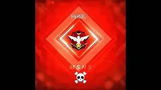 Free Fire 🤯 Platinum To Heroic 🎯 in 15 Seconds 😵&zwj;💫 NEW LONE WOLF RANK  ☠️ #shorts #shortsfeed