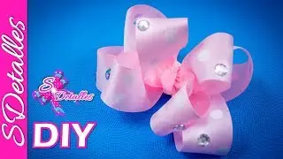 🌟 Lazo de Cintas CRUZADO y LUMINOSO 🌟 | Video# 46 | SDetalles | DIY