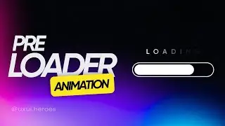 Pre Loading animation effect in figma | Figma tutorial | Figma animation